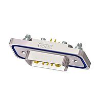 Amphenol CONEC 15-005443 Mixed Contact D-Sub Connectors 36W4 F PC SOLID BODY IP67 20A POWER REAR SPCR/CLIP HEX