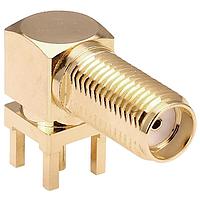 Linx Technologies - TE Connectivity CONSMA002-L-G PCB Connectors SMA Fml Right Angle PCB Mount, Extended