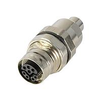 HARTING 21038612844 Connectors M12 Y-code 8pin female shielded crimp straight for cable 7.0mm by