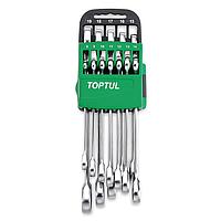 TOPTUL GSCQ0901 Pro-Series Ratchet Combination Wrench Set (9 pcs)