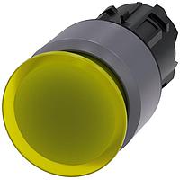 SIEMENS A6X30138531 Mushroom ILLUM. MUSHROOM PUSHBUTTON. 30MM. YELLOW