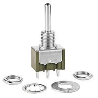 NKK Switches M2013SA1W01 Miniature toggles SPDT ON-OFF-ON 6A SOLDER LUG