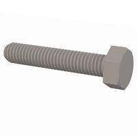 Essentra Components 50M030050J016 Cap Screw Hex Unslotted Bolt, M3 X .5 Thread, 16mm Lg