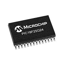 Microchip Technology PIC18F25Q24-E/SO Microcontrollers 32KB Flash, 2KB RAM, 512bytes EEPROM, MVIO, 10b ADC2, 8b DAC, ACP, Comp, PWM,