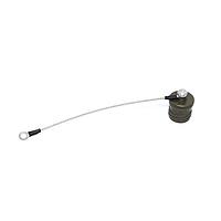 Amphenol PCD D38999/32W11R Plug Cover Plug Cap Size 11 w/ Rope for 38999 III