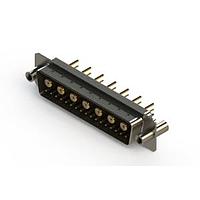 EDAC 627-24W7624-7TC Mixed Contact D-Sub Connectors Vertical Combo Dsub