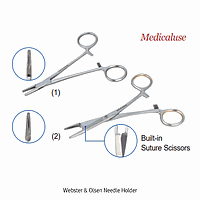 DaiHan DM.Ned7001 Needle Holder, Stainless-steel, Webster, L135mm