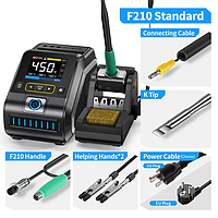FNIRSI DWS-200 F210 Power Repaid Heating Soldering Iron Station Kit (100°C~450°C, 200W)