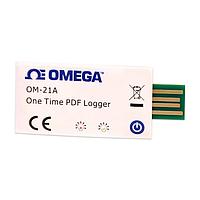 OMEGA OM-21A-R2-10PK Single Use USB Temperature Data Loggers for Audit Reports. (Temperature, USB, ± 0.5 °C)
