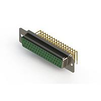 EDAC 630-M50-240-GN1 D-Sub Connectors - Standard Density Right Angle D-Sub Connector