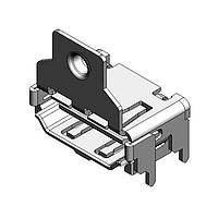 JAE Electronics DC04S019JAAR200 HDMI Connector HDMI 2.1 Recept Screw Flange