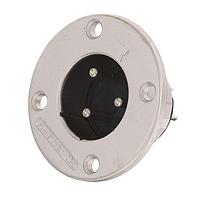 Amphenol Audio EP-3-14 Speaker Connectors METAL D PANEL 6 SKT BLK NICKEL