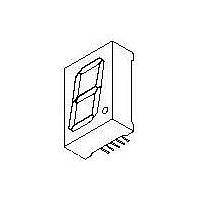 Lumex LDS-CA14RI Numeric Display 1" Single Num Rd/Org