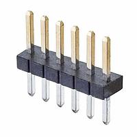 Harwin M50-3530642 Pin Strip 6 WAY SIL VERT PC TAIL P/HDR