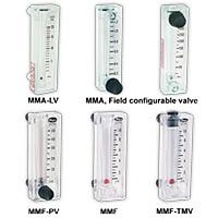 Dwyer MMA-27-LV Custom Mini-Master® Flowmeters for Gas/Liquid, High Chemical Resistance (5/16 in, Barbed Fitting)