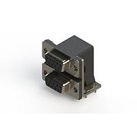 EDAC 662-009-264-034 Dual Port D-Sub Connectors Right-angle Dual Port D-Sub Connector