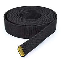 Essentra Components BG100 Sleeve Hose Protection 25.4MMID Double Sleeve:Black&Yellow Nylon