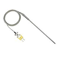OMEGA TJ36-NNIN-14U-18-SB Rugged Thermocouple Transition Joint Probes with Stainless Steal Overbraid (Thermocouple, N, 900 °C, Immersion Probe)