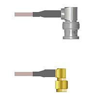 Amphenol Custom Cable Q-0D0340005008i RF Cable Assemblies BNC-RP/SMA-RP G316 8I