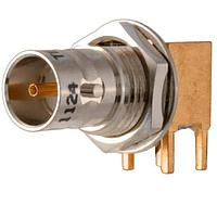 Trompeter / Cinch Connectivity Solutions 6-0008 Connectors Mini BNC R/A Blkhd Jack Edge Launch