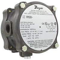 Dwyer 1950P-50-2F Explosion-Proof Differential Pressure Switch, Weatherproof, 0.03-20 inH2O (Differential, 50 psi, NPT Female, 1/8 in, IP54, NEMA Type 3, NEMA Type 7, NEMA Type 9)
