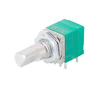 Same Sky (formerly CUI Devices) PTN09S1-H10115DA Rotary Potentiometer 9.5mm, horizontal, SW, 1 gang, 10K ohm, 15mm D-cut shaft, log