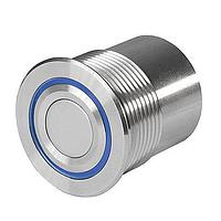 Schurter 1241.6454 Standard Switches 30mm METAL ILLUM RED/GRN/BLU RING