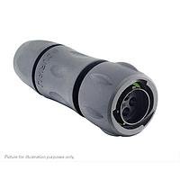 Eaton Souriau-Sunbank UTSX6JC104PW Plugs Plug, with cable gland backshell, for 4 male contacts, IP68/69K, keying W