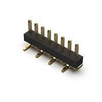 GCT (Global Connector Technology) BC032-17-A-2-0200-0200-L-D Board to Board & Mezzanine Connectors 17w, 1.0mm Pitch Pin Hdr, Type B2, SIL, SMT, Vert, GF, Tube