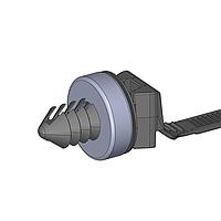 Avery Dennison 20098-GSK Gasketed Tie CT,LIFT,W/GASKET,BLACK 1000/BAG,5000/CASE
