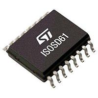 STMicroelectronics ISOSD61 ADCs - Analog to Digital Converters 16-bit isolated Sigma-Delta modulator, single-ended and LVDS interfaces