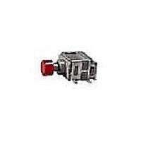 NKK Switches G3B25AH-R-XA Pushbutton Switches DPDT ON-(ON) R/A BLK