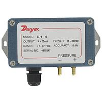 Dwyer 677B-15 677B Low Pressure DP Transmitter, ± 0.4% Accuracy, NEMA 4 Housing (Differential, 1 inH₂O, Barbed Fitting, 3/16 in, IP65, NEMA Type 4)
