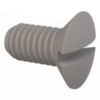 Essentra Components 50M030050L006 Slotted Countersunk 90 Slotted CSK Screw, M3 X .5 Thread, 6mm Lg