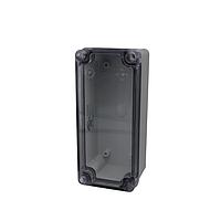 Bud Industries PTK-18424-C Electrical Enclosures PC+10% Fiberglass Box with Knockouts and Clear Cover (7.1 X 3.2 X 2.8 In)