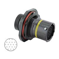 Eaton Souriau-Sunbank 8STA71418SA Connectors Jam Nut Receptacle - size 14 - 18 contacts - Female