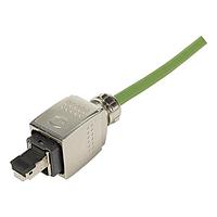 HARTING 09352290401 Industrial Han PushPull RJ45 Cat5 Cable Side IDC (straight entry) - for cable 6.5-9mm