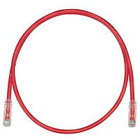 Panduit UTPSP15MRDY Cat 6 Copper Patch Cord, Cat 6, Red UTP Cable,