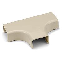 HellermannTyton TSR2I-21 Wire Ducting & Raceways Tee Cover, 1-1/4", 1" Bend Radius, PVC, Ivory, 1/bg