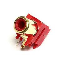 Kobiconn 156-0096-E PCB Mount Jack RCA Phono Jack Red
