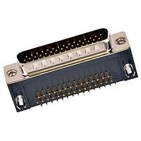 Molex / FCT 173113-0107 High Density D-Sub Connectors FCT HD DSUB RA PC PLG 44 PN W/SNAPIN