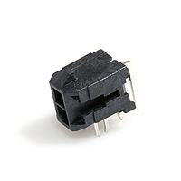 Molex 43045-0222 Shrouded 3MM 2R RA 2P SMT HDR AU W/METAL RET CLIP