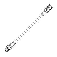 Volex 17461 10 S2 AC Power Extension Cord 16AWG 10A SJ 10FT (3.1m) BLACK