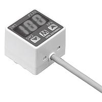 Nidec Components PS30-102R-N Transducers -100 ~ 100 kPa, gauge, switch output NPN open collector, non-corrosive gases, M5 female screw pressure port, cable lead