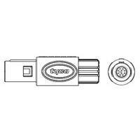 Raychem - TE Connectivity 6-1877848-8 Connectors Asy Plg 10P 0 D Key Col 4.0-5.2 Gry Blu