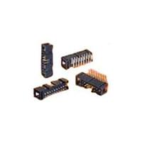 Amphenol FCI 78208-404HLF Shrouded 4 POS R/A SHRD HDR THRU MNT SINGLE ROW