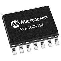 Microchip Technology AVR16DD14-I/SL MCUs 16KB, 2KB RAM, 14p, 24MHz, MVIO, 12b ADC, ZCD, DAC, 2xUART, SPI, TWI