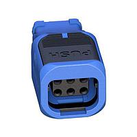 Raychem - TE Connectivity D369-P99-BS0 Connectors 369 9 WAY PLUG, NO CONTACTS, SKT