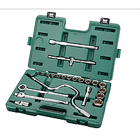 SATA 09088 22PC 1/2"DR 12PT SAE SOCKET SET