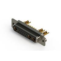 EDAC 628-13W3622-3T2 Mixed Contact D-Sub Connectors Vertical Combo Dsub